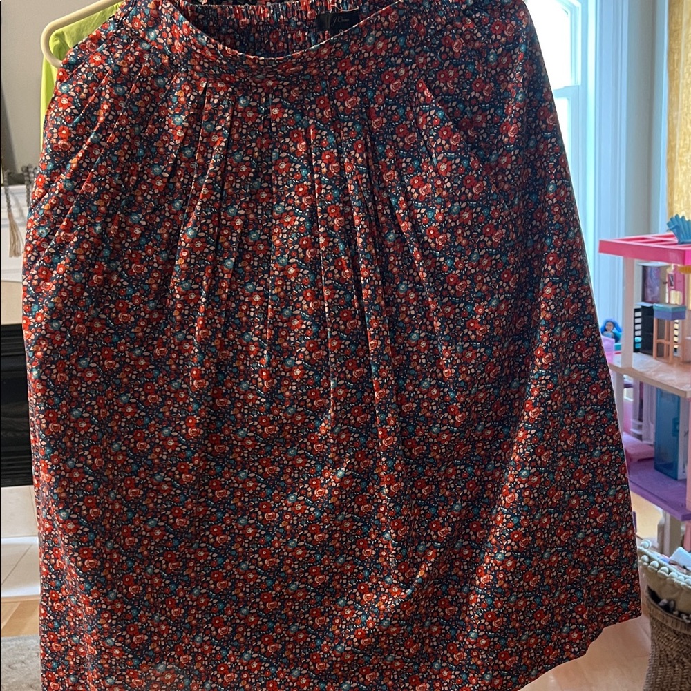 Jcrew floral skirt